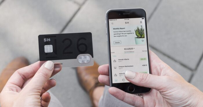 n26 card and mobile with banking app