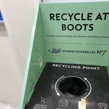 Boots recycle scheme – Scan 2 recycle and get £5 cashback