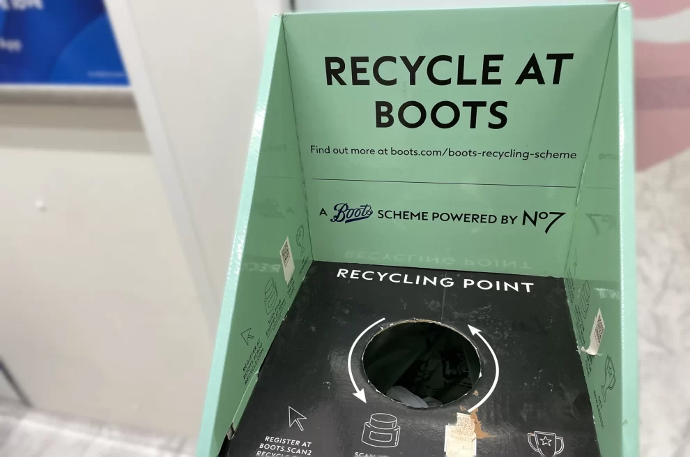 Boots recycle scheme – Scan 2 recycle and get £5 cashback